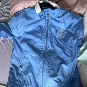 Vintage Y2k Lauren Ralph Lauren "Lauren Active" Light Blue Windbreaker Small
